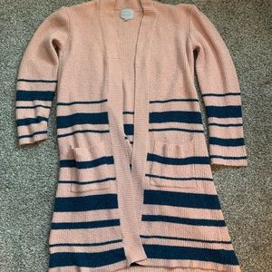Pink and blue sweater